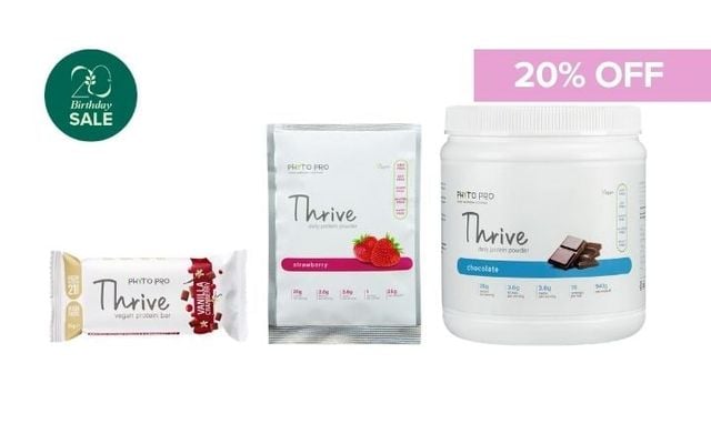 20% Phyto Pro Thrive Daily Protein & Vegan Bars Cover Image